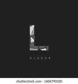 Attractive L letter vector illustration design symbol