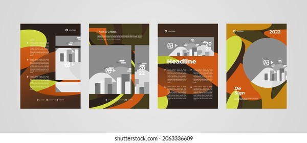 Attractive layout template design, background for your project like flyer, brochure, banner, media post advertising, company profile and more. Design isolated and editable vector eps.