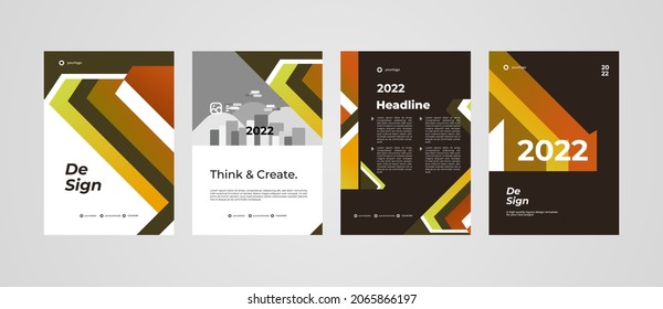 Attractive layout template design, background for your project like flyer, brochure, banner, media post advertising, company profile and more. Design isolated and editable vector eps.