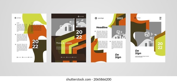 Attractive layout template design, background for your project like flyer, brochure, banner, media post advertising, company profile and more. Design isolated and editable vector eps.