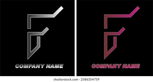 Attractive letter F logo for your companny ideas