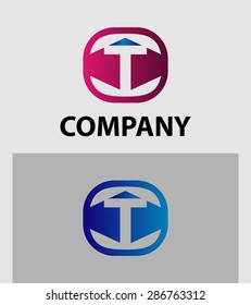 An attractive Letter T vector logo symbol 