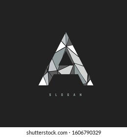 Attractive A letter vector illustration design symbol