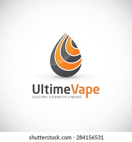 An attractive Liquid flavor drop vector logo symbol.