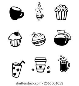 Attractive Logo food and drink sheet icon for Business