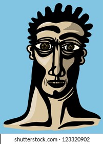 Retrato de hombre atractivo