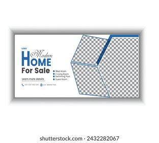 Attractive modern billboard design vector template