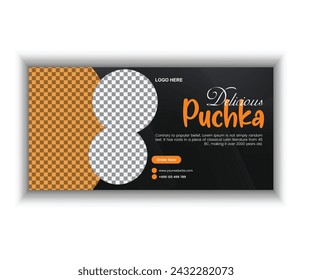 Plantilla de vector de diseño de cartelera moderna atractiva