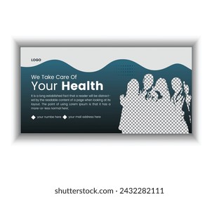 Attractive modern billboard design vector template
