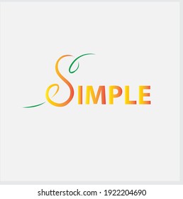 diseño de logotipo sencillo y atractivo. icono creativo.