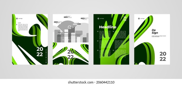 Attractive nature abstract design, for your project like poster, leaflet, brochure, cover, and company profile. Design isolated and editable vector EPS.