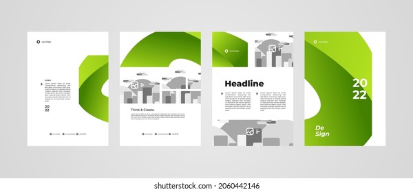 Attractive nature abstract design, for your project like poster, leaflet, brochure, cover, and company profile. Design isolated and editable vector EPS.