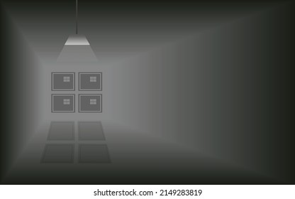 attractive nd simple abstract black white background, good for poster template banner
