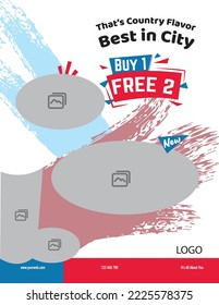 Attractive New Food Flyer Design