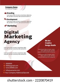 Attractive nice good flyer design