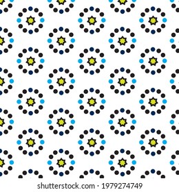 Atractivo diseño de patrones ornamentales. Diseño de patrones impecable. Se utiliza para tapicería, decoración, textiles, diseño web, fondos y más.