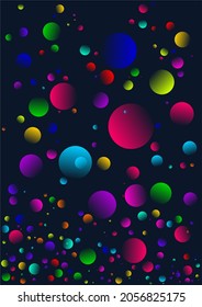 Attractive polka dots pattern background with stylish texture.