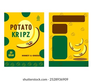 Attractive potato chips packaging design