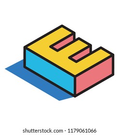 
An attractive and real effect of alphabet, 3d 
