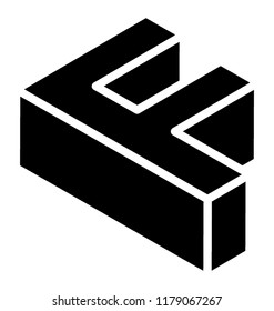 
An  attractive and real effect of alphabet, 3d f
