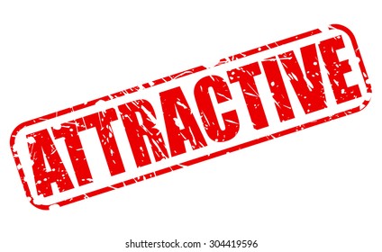 Attractive red stamp text on white