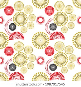 attractive seamless pattern for wallpaper, texture , background, wrapping paper, floor carpet, textile pattern