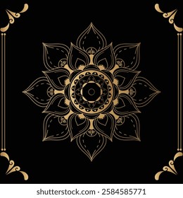 attractive and simple mandala design