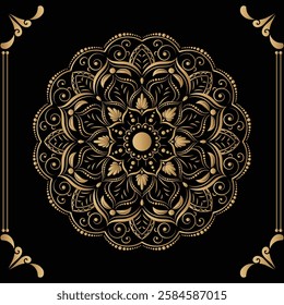 attractive and simple mandala design for 