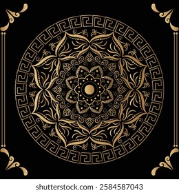 attractive and simple mandala design for 