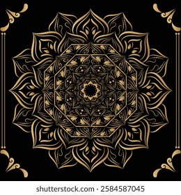 attractive and simple mandala design for 