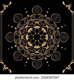 attractive and simple mandala design for 