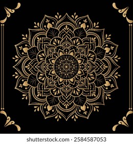 attractive and simple mandala design for 