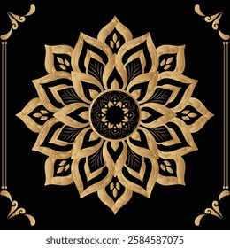 attractive and simple mandala design for 