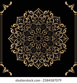 attractive and simple mandala design for 