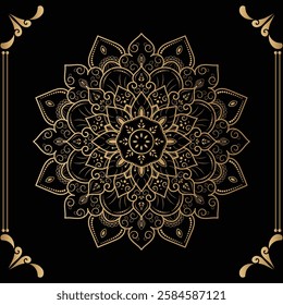 attractive and simple mandala design for 
