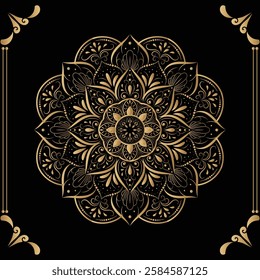 attractive and simple mandala design for 