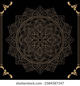 attractive and simple mandala design for 