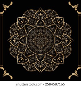 attractive and simple mandala design for 