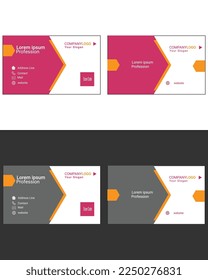 Attractive, simple, trendy Business card.
