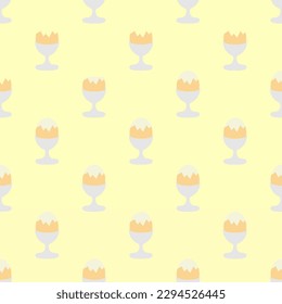 Attractive square tile with a vivid food etching. Seamless pattern with boiled on blond background. Design for a lightweight wrap for sandwiches.