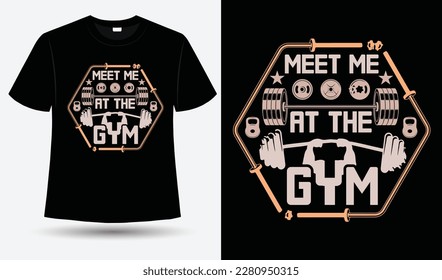 Attractive t shirt designs for gym with beautiful quotes