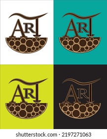 Attractive trendy Art texture design.
