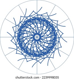 Attractive unique special creative mandala design