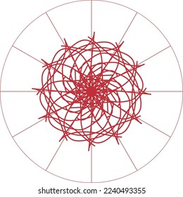 Attractive unique special creative mandala design