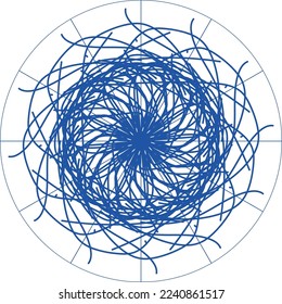 Atractivo diseño creativo especial de mandala