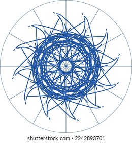 Attractive unique special creative mandala design

