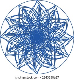 Attractive unique special creative mandala design