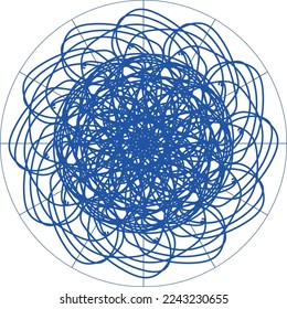 Atractivo diseño creativo especial de mandala