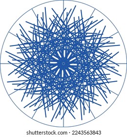 Atractivo diseño creativo especial de mandala
