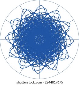 Atractivo diseño creativo especial de mandala